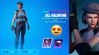 Buying Jill Valentine - Dancing To Scenario Emote - Resident Evil x Fortnite