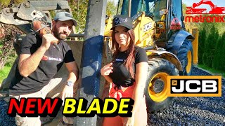 JCB 3CX | ⚠ New Blade for Our Backhoe Loader (English and Spanish Subtitles)