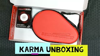 Counterstrike Table Tennis Unboxing - Karma Blade Bundle with Rubbers, Case, and Balls