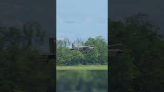 Pilatus PC-6 Porter STOL Takeoff for Military Parachute Drop #short #shorts