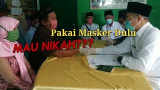 Mau Nikah Di Tengah P4ndemi V1rus C0r0n4, Pakai Masker Dulu