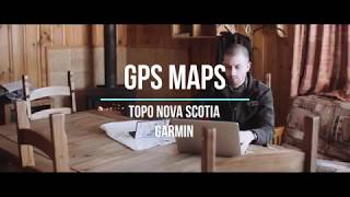 TrakMaps TOPO Nova Scotia for Garmin GPS