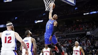 Russell Westbrook MONSTER DUNK!! 14/11/16 NBA Temporada/Season 2016/17