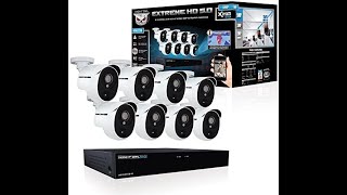 Night Owl XHD502 88P B 8 Channel 5MP Extreme HD Video Security DVR & Wired Infrared Cameras