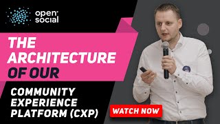 The architecture of our Community Experience Platform (CXP)