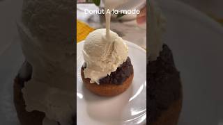 Donut A la mode #donuts #icecream #desserts