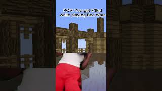 POV: You get k*lled while playing Bed Wars #shorts #minecraft #ishowspeed