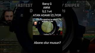 Barış G AWM İle 1v4 Atan Adamı İzliyor😱#shorts #pubg #barisg