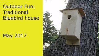 Making a Traditional Bluebird House using cedar