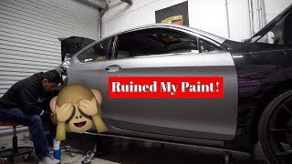 UNWRAPPING MY ACCORD!!! (RUINED MY PAINT...)