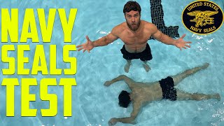 62 YEAR OLD MAN & Sons try the NAVY SEALS FITNESS TEST