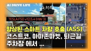 테슬라 스마트 차량 호출(Summon), 복잡한 Costco에서 성공할까? 🚗💥Tesla FSD v12.5.4 [HW3]