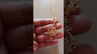 Gold look Lakshmi pendant chain 🤩🤩 350+shipping 🥳 Watsapp 8148299183