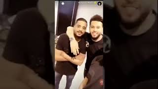 سناب محمد السالم مع حسين الاسدي و ( حدوئة هاذا لقب ايمن حدوئة 🤣🤣🤣)