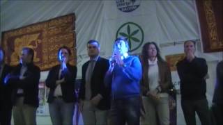 Lonigo, Gianantonio Da Re dal palco della festa provinciale della Lega Nord Vicenza 9 aprile 2017