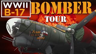 Tour of a Historic WWII B-17 Flying Fortress Bomber Texas Raiders. Is it haunted?