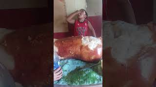 Lechon Mukbang with onyok