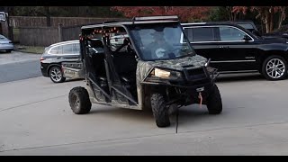 Installing THE BEST Mirrors on our Polaris Ranger 1000 Crew