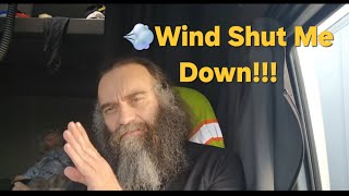 February 28, 2024... Wind in Ohio So Bad, I Shut Down... #trucker #trucking