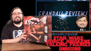 STAR WARS THE FORCE AWAKENS TALKING FIGURES - Disney Store Exclusives - Crandall Reviews