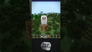 Sheep Trolled With Wolf #shorts #attitude #viral #minecraft #troll