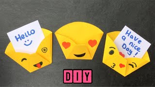 ☆ DIY EMOJI ZAKJE VOUWEN MET PAPIER - Makkelijk knutsel ☆ DIY EMOJI CRAFT IDEAS