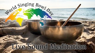 Oct 9 @ 11am CST - Live Singing Bowl Meditation for World Singing Bowl Day!