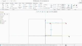 Base line Dimensioning in Creo Sketching