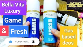 Bella Vita Luxury | Game & Fresh | Part 3 of 3 #unboxing #deodorant #bellavita