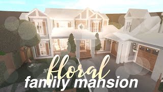 BLOXBURG | Floral Family Mansion | House Build