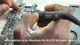 MacBook Pro A1278 Board-only No power repairs