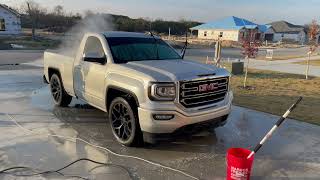 2018 GMC Sierra on a 2/4 drop