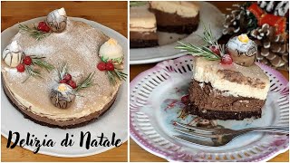 Delizia Natalizia keto-low-carb: Torta con Crema al Cioccolato, Burro di Arachidi e Caramello Salato