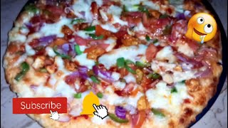 Tandoori Pizza without Oven # Homemade Pizza # Easy Recipe / Farheen's Vlogs / Pakistani Mom