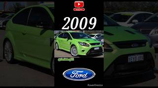 Evolution of Ford Focus RS (2003-2019) #fordfocusrs #viralvideo