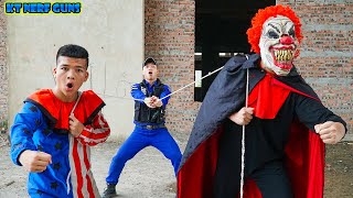 SWAT X Warriors Nerf Guns Revenger Sausage Thief + More Stories | Compilation Best Nerf Guns Movies