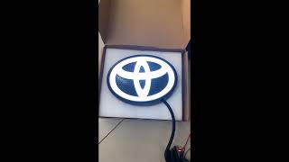 LED Toyota Car Grille Emblem Lights Fit For Prado Tundra