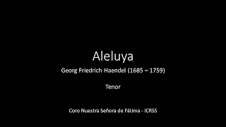 Aleluya - Haendel - Tenor