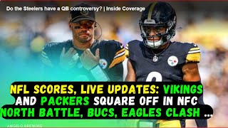 NFL scores, live updates: Vikings and Packers square off in NFC North battle, Bucs,nfl scores today