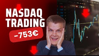 Richtige Idee, komischer Markt :/ | Nasdaq Scalping vom Profi! [ Deutsch / German]