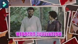 WEDDING INVITATION | READY TO USE TEMPLATES | FILMORA 13