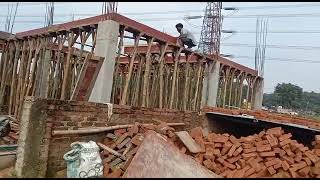 building construction | site video | construction work | construction work | frame structure | trlss