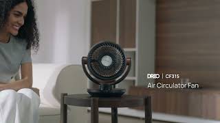 DREO Air Circulator Fan CF315: Compact Size. Whole Room Airflow.