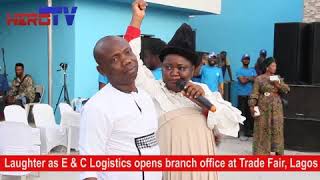 Comedy: How Abakaliki woman cracks the crowd at Easyway Plaza, Trade Fair market, Lagos..@herotvng