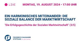 Ein harmonisches Miteinander: Die soziale Balance der Marktwirtschaft