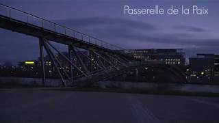 All Urban - LEC Lyon - Public realm LED lighting - Passerelle de la Paix a Lyon