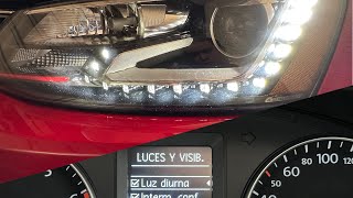 Turn off DRL from MFA+ Vw Jetta GLI MK6 OBDeleven / Apagar Encender Luz Diurna Display Multifunción