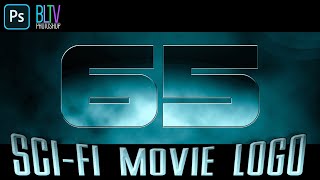 Photoshop: How to Create the Powerful "65" Sci-Fi Movie Title Design!