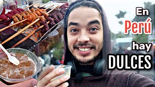 Probando DULCES y panes PERUANOS  por PRIMERA VEZ | Mukbang