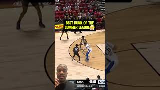 Best dunk of the summer league 🤯 #nba #basketball #highlights #nbahighlights #houseofhighlights